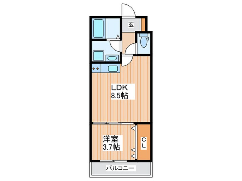 間取図 Dias諸口