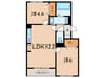Ｌａｍａｉｓｏｎ青木町Ⅰ 2LDKの間取り