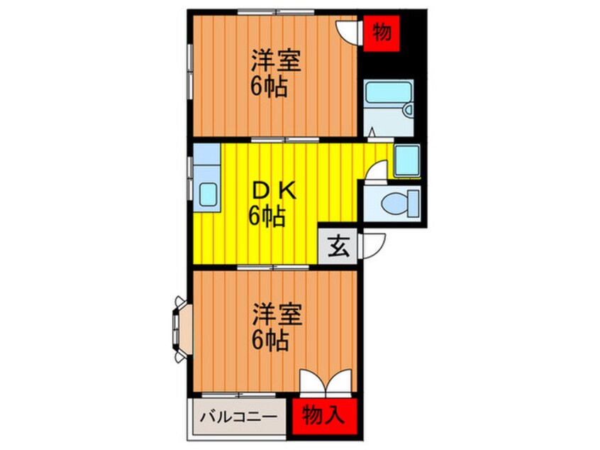 間取図 コ－ポラス門真