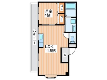 間取図 コスモ柳町