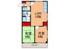 プリンスビル 2LDKの間取り