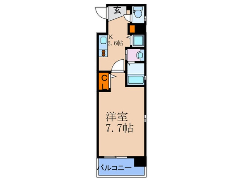 間取図 ボンジュール西九条