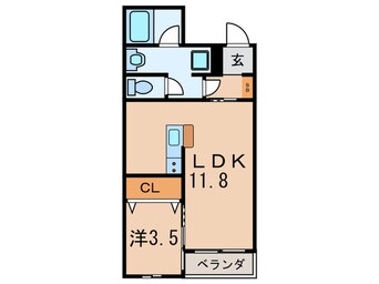 間取図 Shell  Pool  Ⅴ