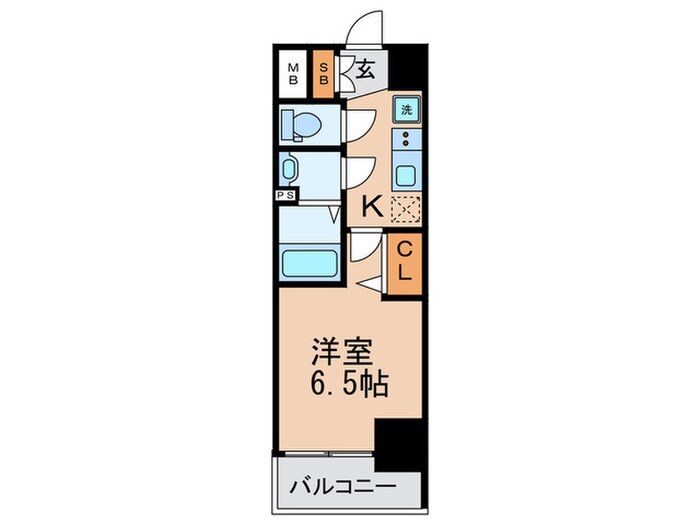 間取り図 ララプレイス天王寺シエロ(1303)