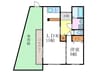マンション佐脇 1LDKの間取り