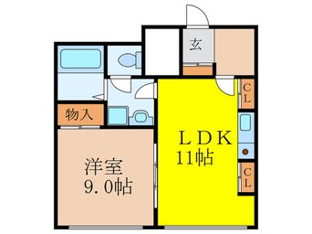 間取図 グランヴィ新大阪