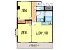 ウィナーズハウス 2LDKの間取り