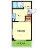 メゾンヒカリ 1Kの間取り