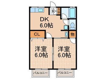 間取図 ビューティーハイツ
