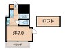 ＹＤビル 1Rの間取り