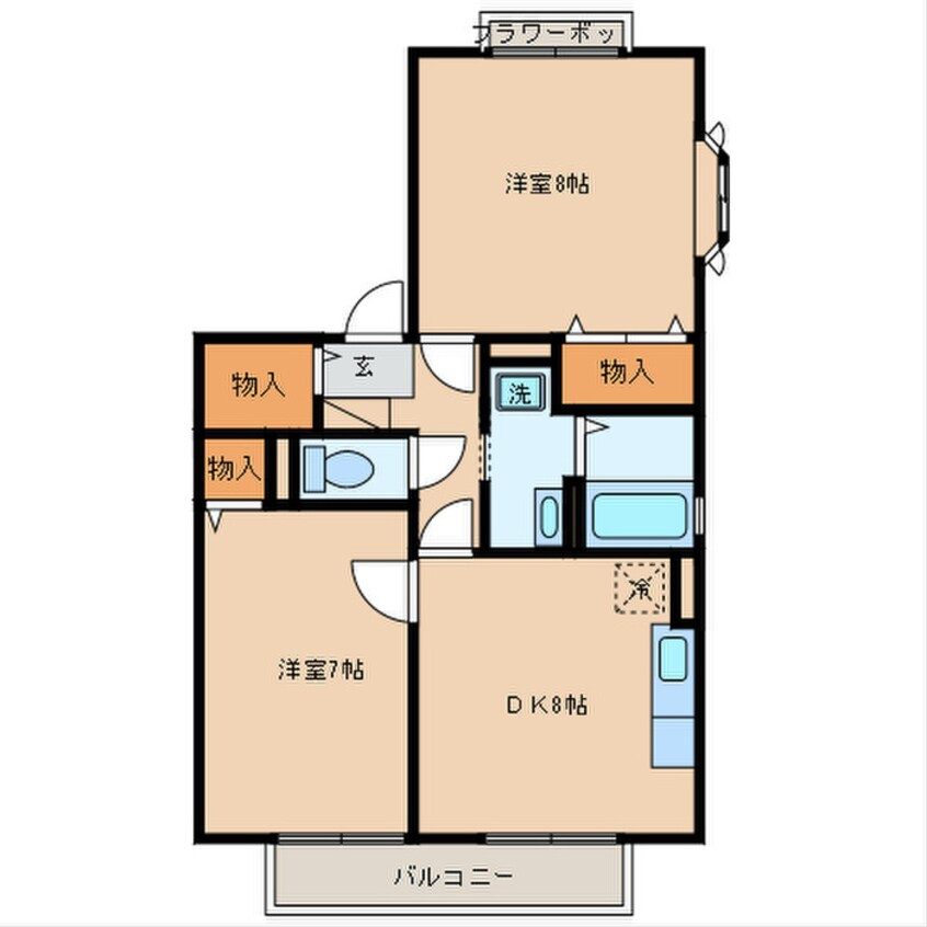 間取図 ウエイサイド