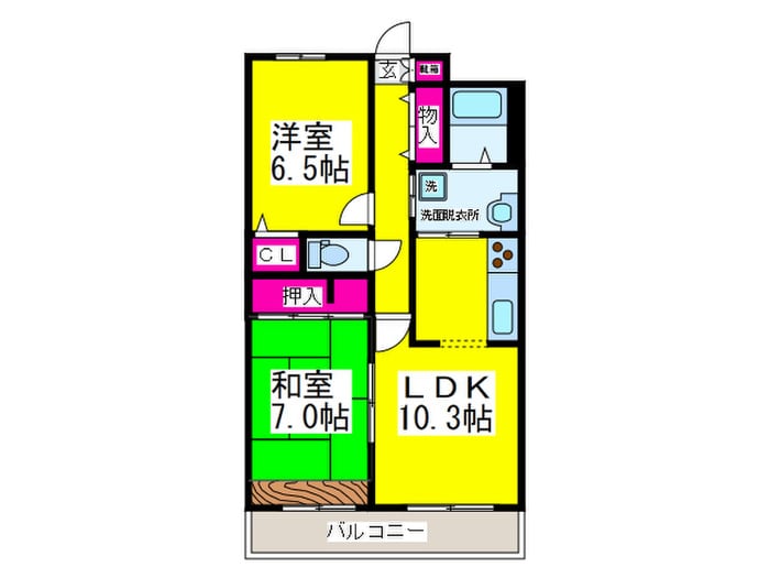 間取り図 グランバリエ