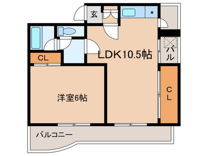 間取り図 ＤＡＩＭＯＮ西代