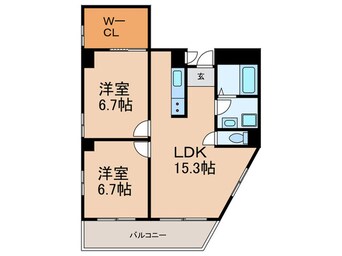 間取図 RECIA ROKKO