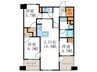 パラドール太秦丸太町通(304) 3LDKの間取り