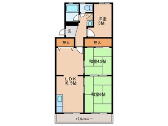 間取図 サニ－ハイツピア