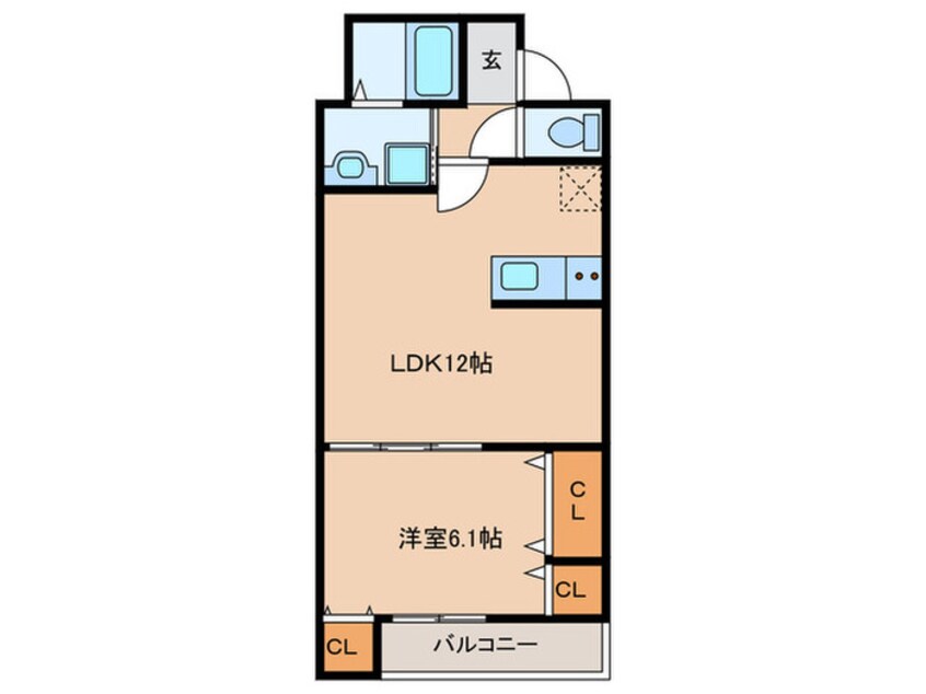間取図 フジパレス近松公園