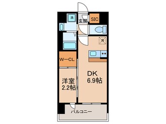 間取図 セレニテ十三ミラク