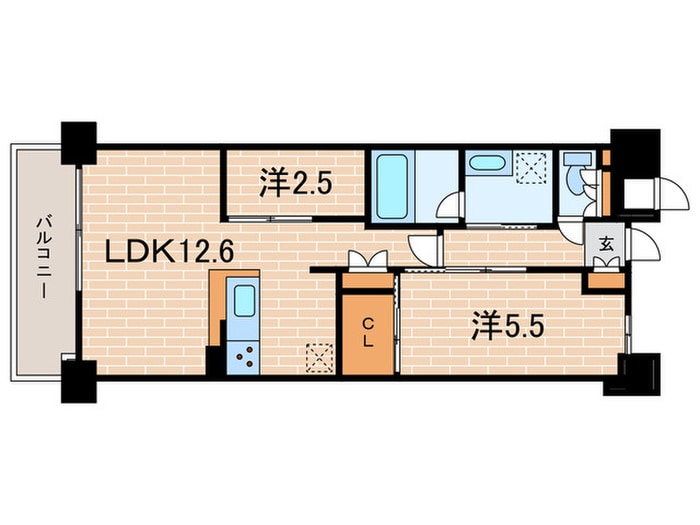 間取り図 LiveCasa西宮