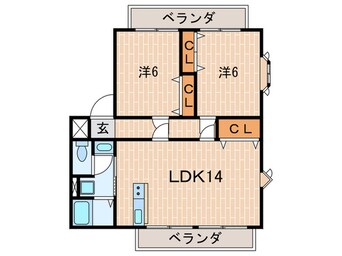 間取図 ツインコート壱番館