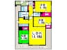 堺東シティタワー（1101） 3LDKの間取り