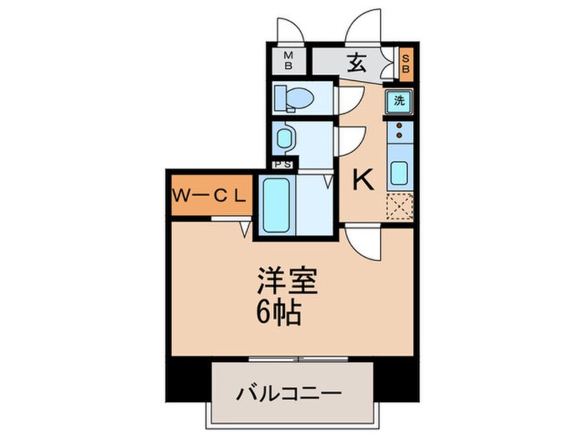 間取図 ララプレイス天王寺シエロ(1404)