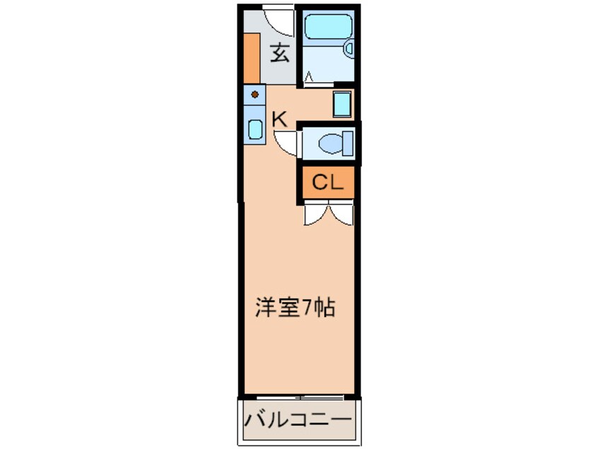 間取図 T･ﾊﾟｰｸ ｱﾍﾞﾆｭｰ Ⅰ