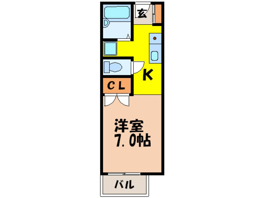 間取図 T･ﾊﾟｰｸ ｱﾍﾞﾆｭｰ Ⅰ