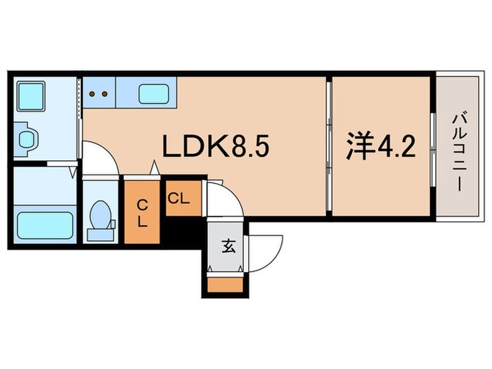 間取り図 仮)F Rubra SEAM