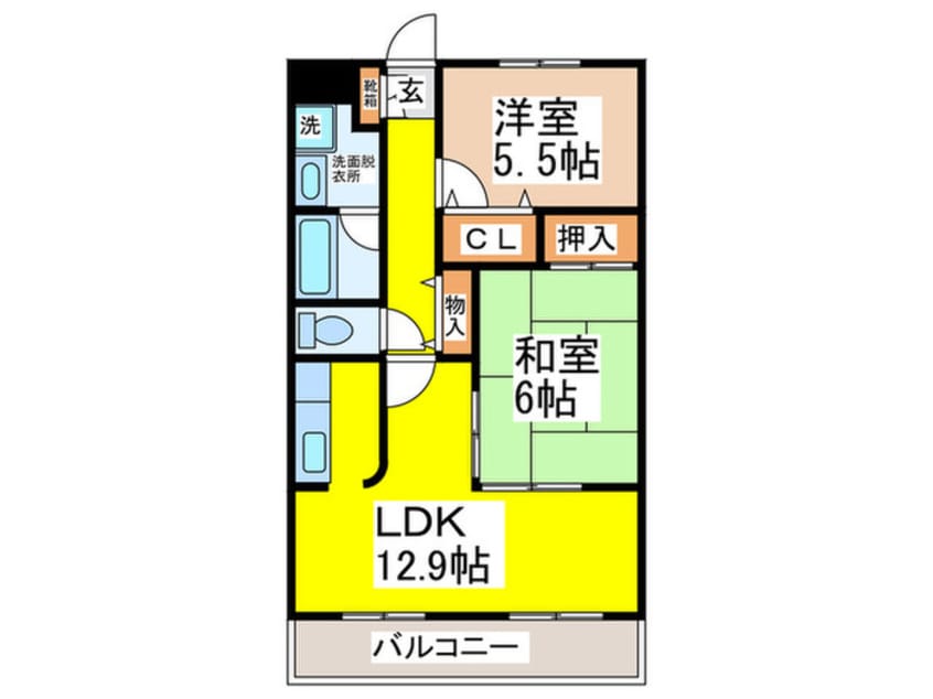 間取図 アイシャレー長居公園