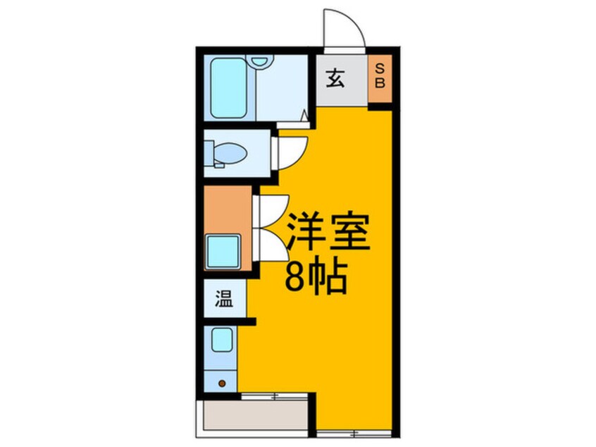 間取図 ブル－ジェつばき