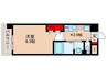 Luxe布施東2 1Kの間取り