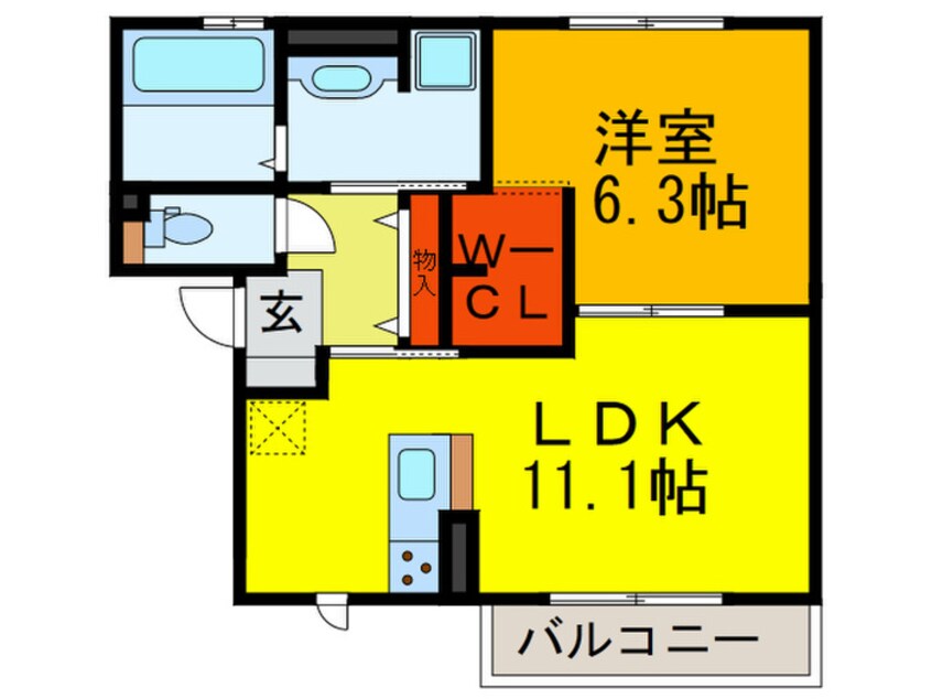 間取図 ヴィクトワ－ル