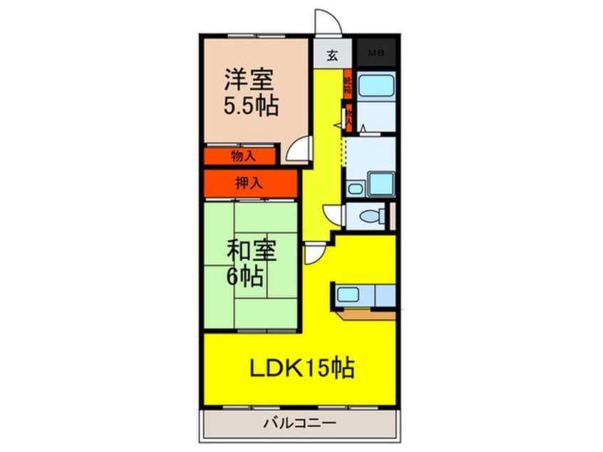 間取図 エクシング青山