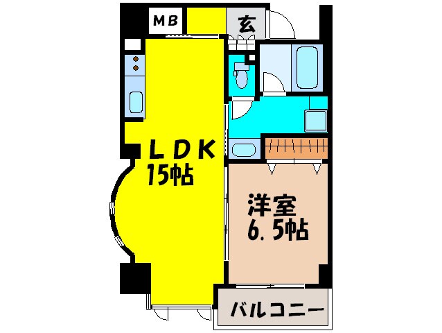 間取り図 トゥレーヌ北花田