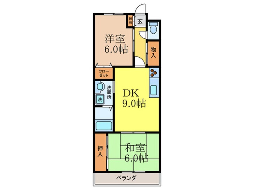 間取図 コスモパ－ク