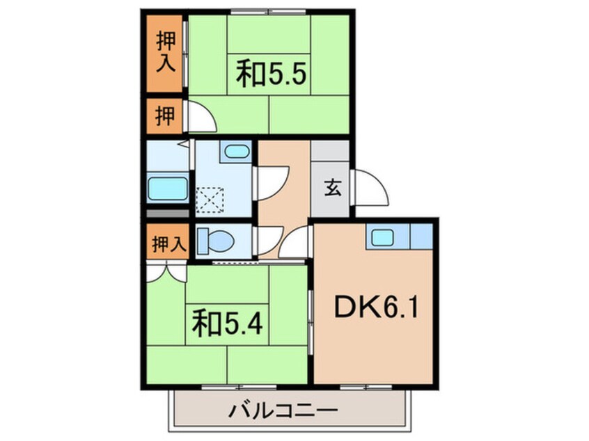 間取図 Ｍｓシ－サイドプラザＢ