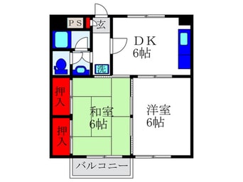 間取図 スマイリー豊中
