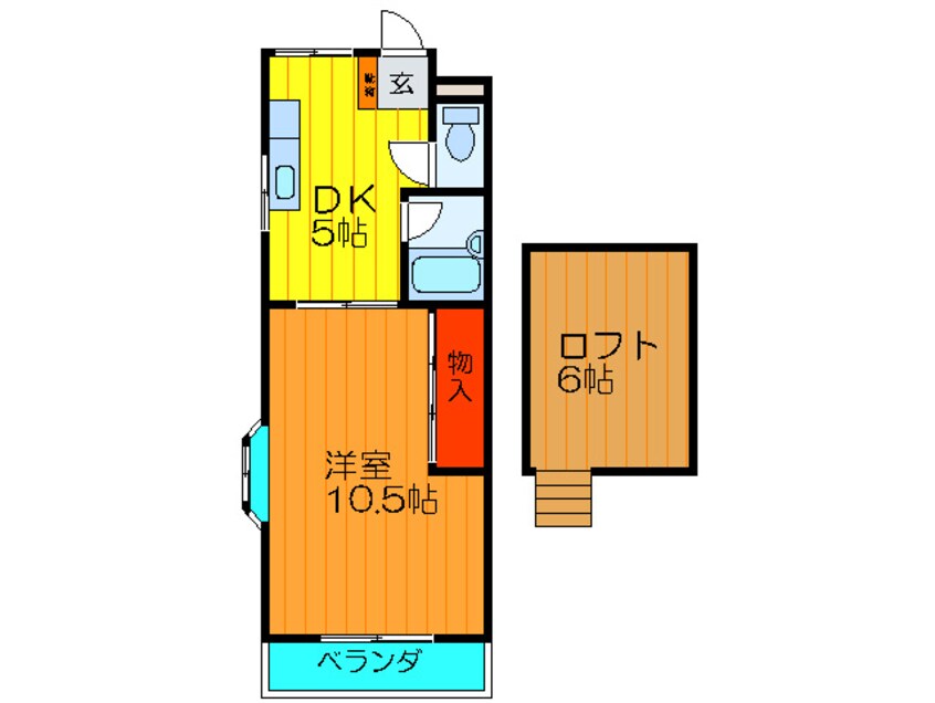 間取図 マインドハイツ平尾