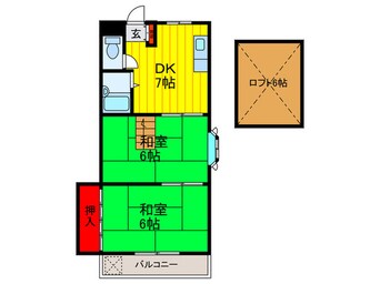 間取図 マインドハイツ平尾