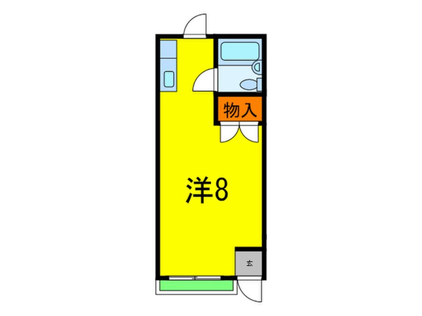 間取図 ビバリ－ハイツしのはら