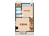 ア－チ名神 1DKの間取り