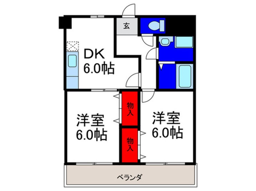 間取図 ループ真田山