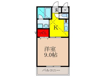 間取図 ルミエ－ルＭＯＲＩ