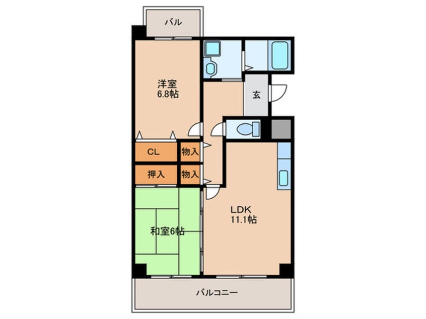 間取図 ベリオ豊島野