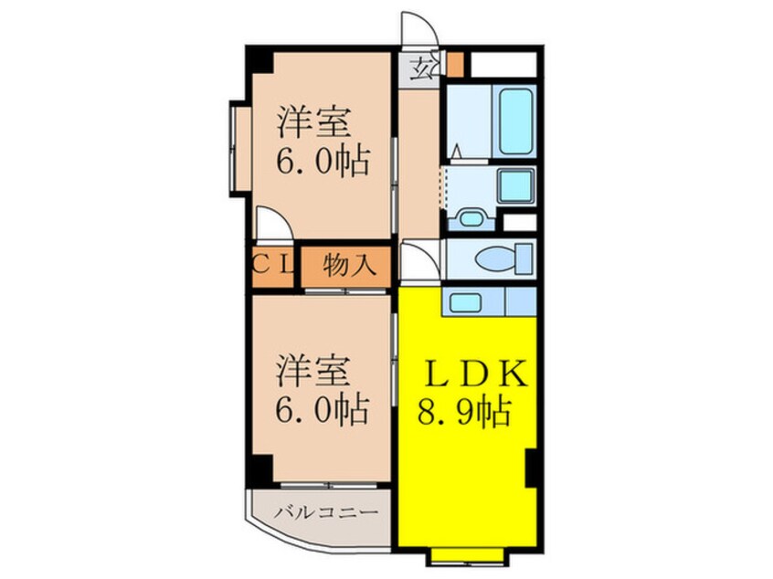 間取図 サンキライフ白遙