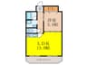 サンキライフ白遙 1LDKの間取り