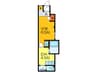 大宝小阪マンション 1DKの間取り