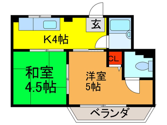 間取り図 大宝小阪マンション