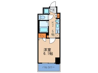 間取図 ﾌﾟﾚｻﾝｽ梅田北ﾊﾟﾜ-ｹﾞ-ﾄ(902)